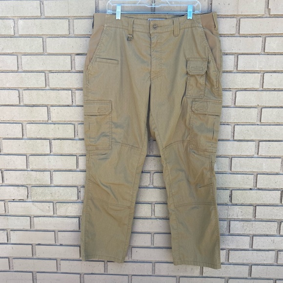 5.11 Tactical Other - 5.11 Tactical Pants Mens Size 38X 30 Brown Khaki Cargo‎ Ripstop Pants Workwear